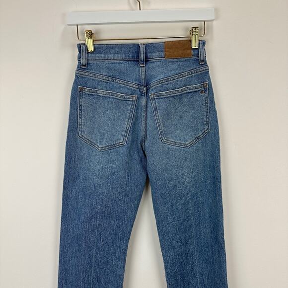NEW Madewell The Petite 90s Straight Jean Rondell Wash Crease Relaxed US 23 P - Picture 10 of 16